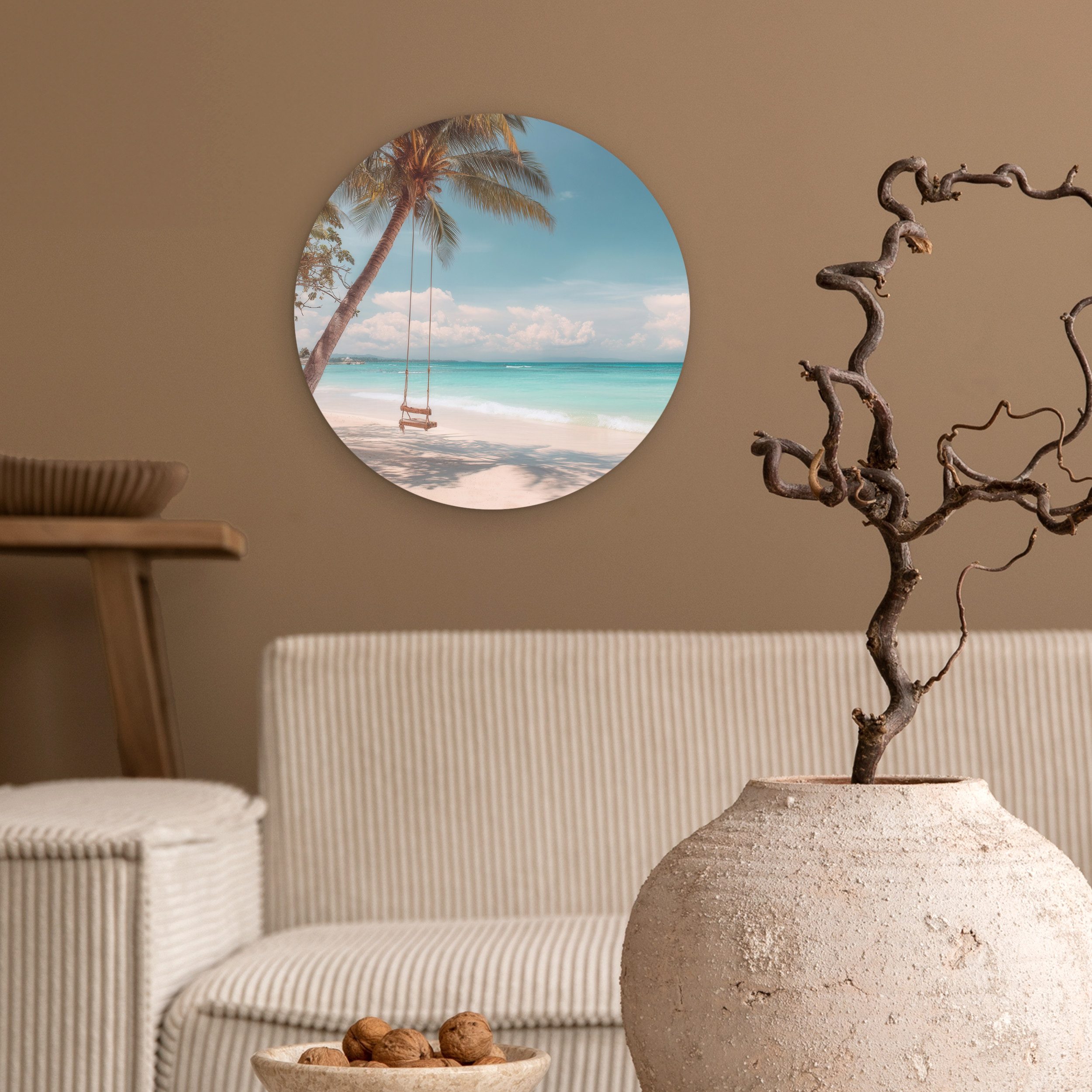 MuchoWow Gemälde Palme - Schaukel - günstig online kaufen