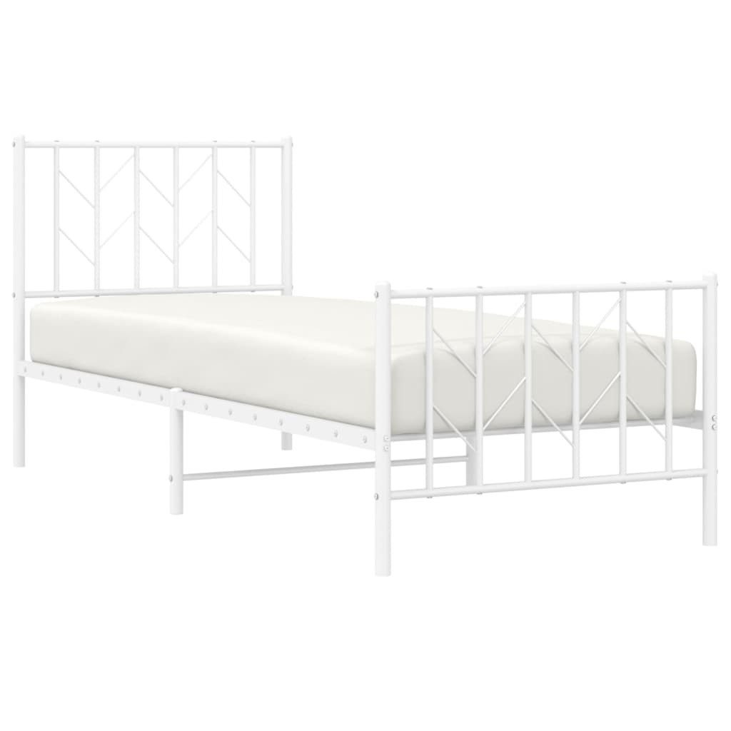 vidaXL Bett Bettgestell mit Kopf- und günstig online kaufen
