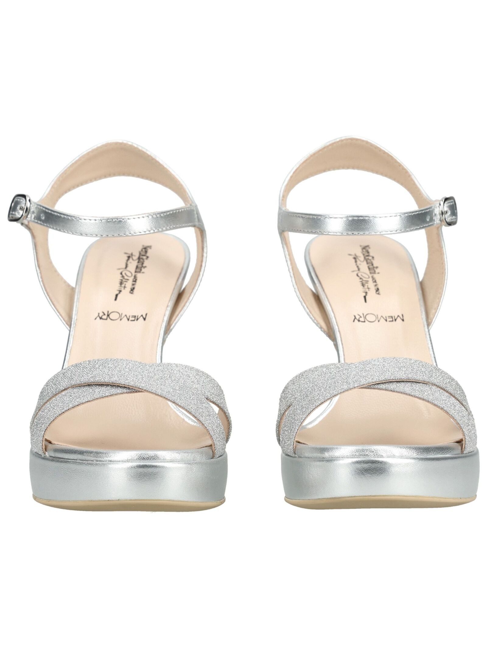 Nero Giardini Nero Giardini Sandalen Leder/Textil High-Heel-Sandalette