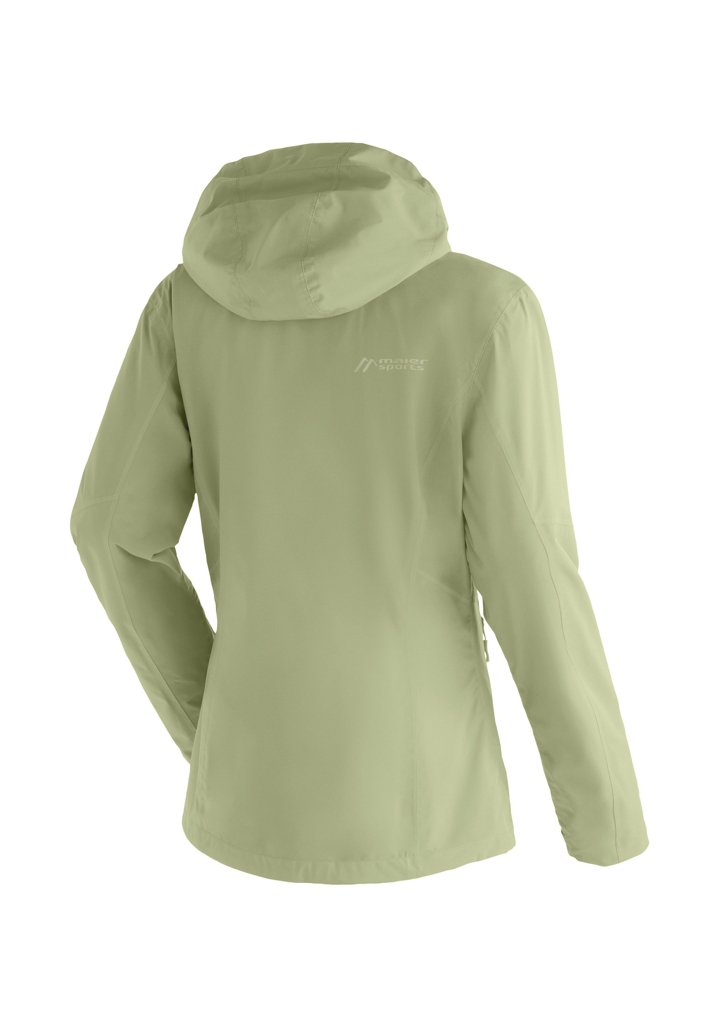 Maier Sports Allwetterjacke Da-Jacke mTEX el. Metor rec W atmungsaktiv, wind- und wasserdicht, mit abnehmbarer Kapuze