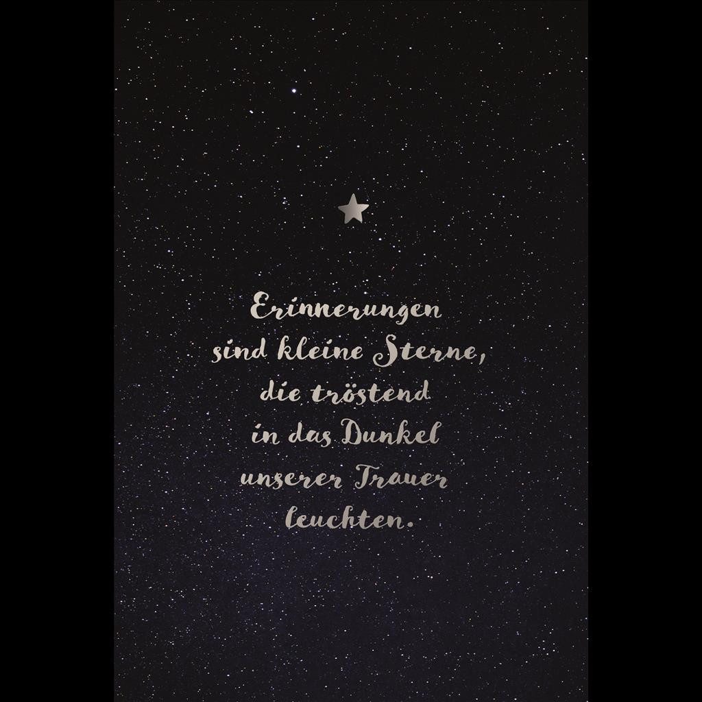 Skorpion Grußkarten Trauer  Beileid  Kondolenz - Trauerkarte im Format 11,5 x 17