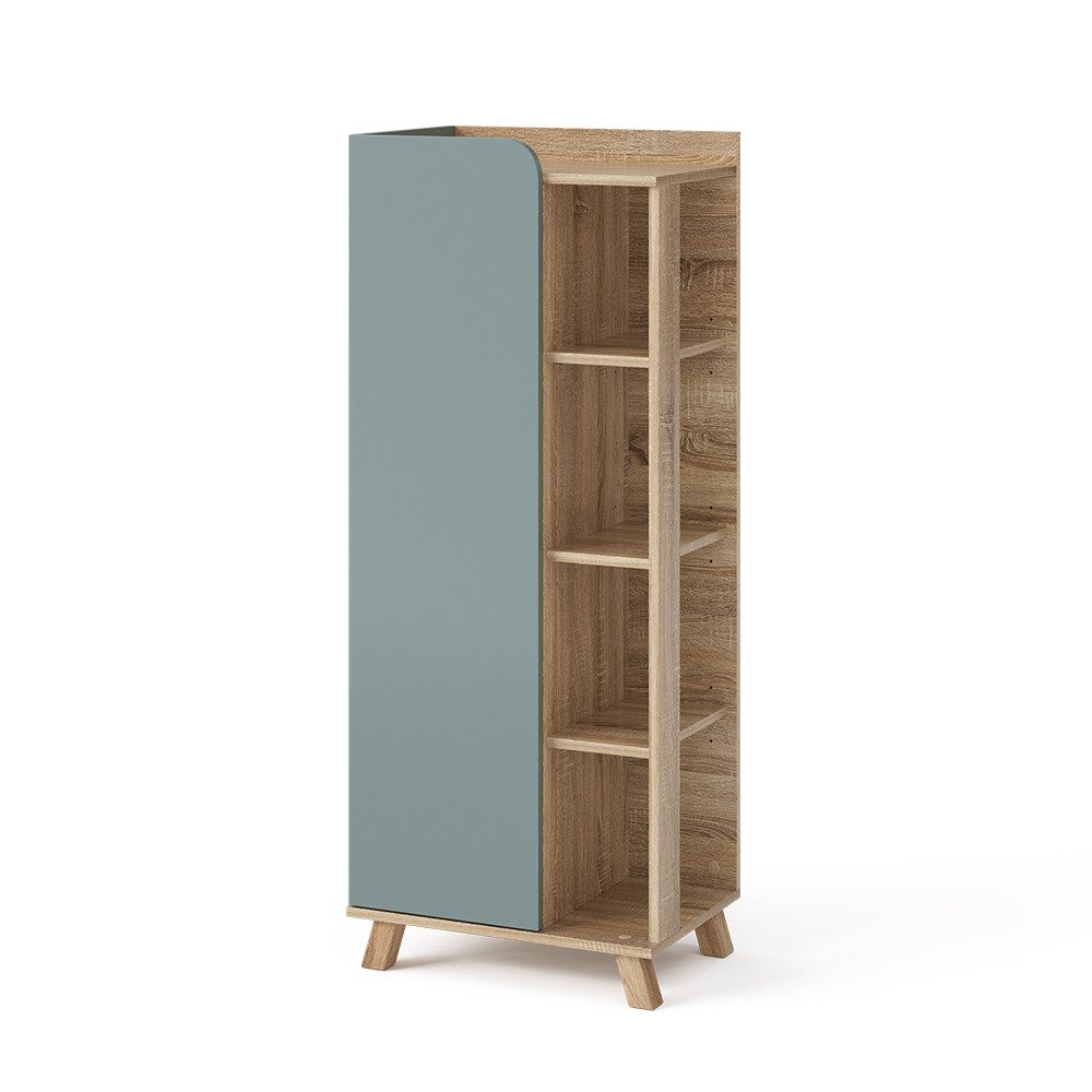 Vicco Midischrank Karen, Sonoma/Blau-Grau, 50 x günstig online kaufen