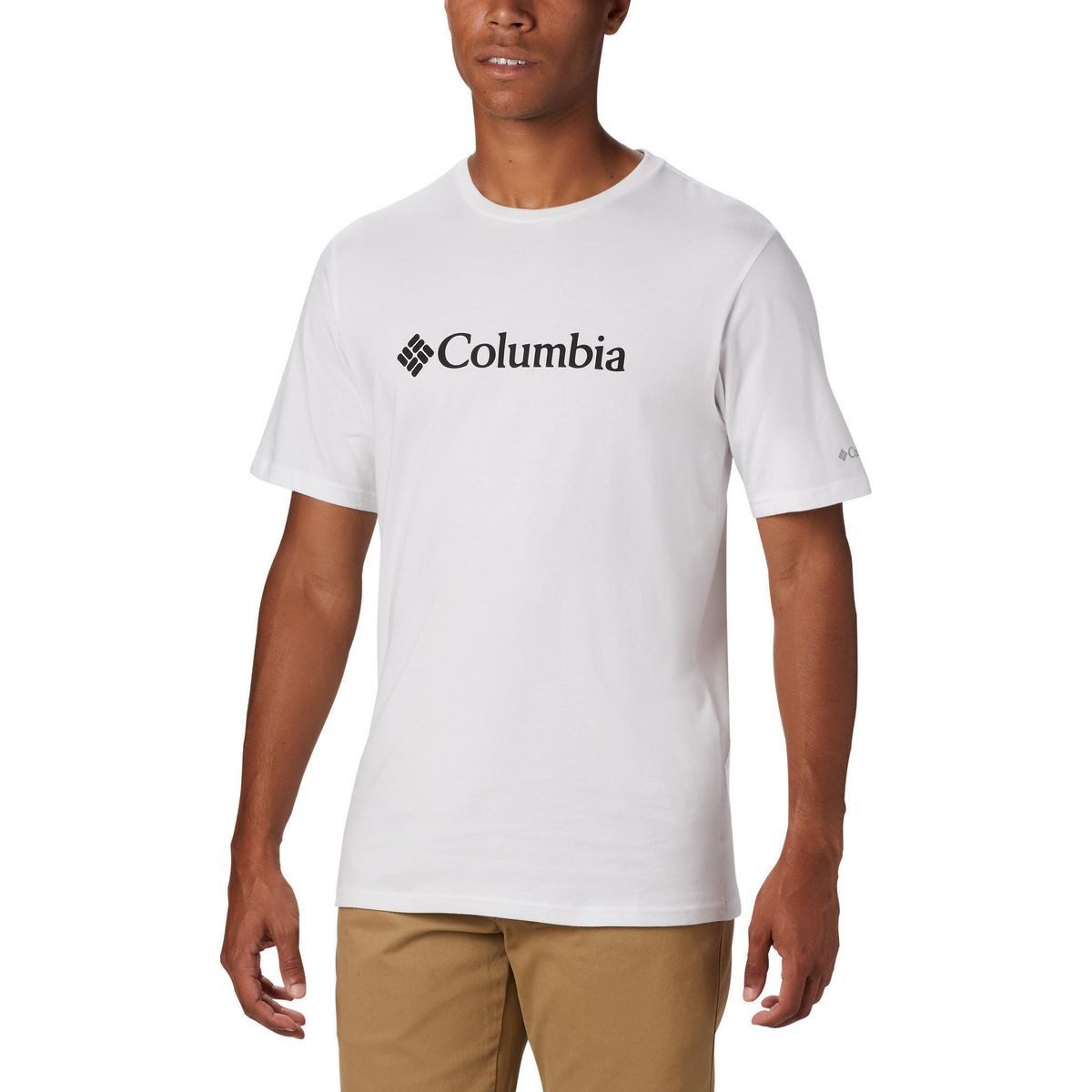 Columbia Kurzarmshirt CSC Basic Logo Short Sleeve Bequemes, umweltfreundliches Herren-T-Shirt aus 100 % Bio-Baumwolle
