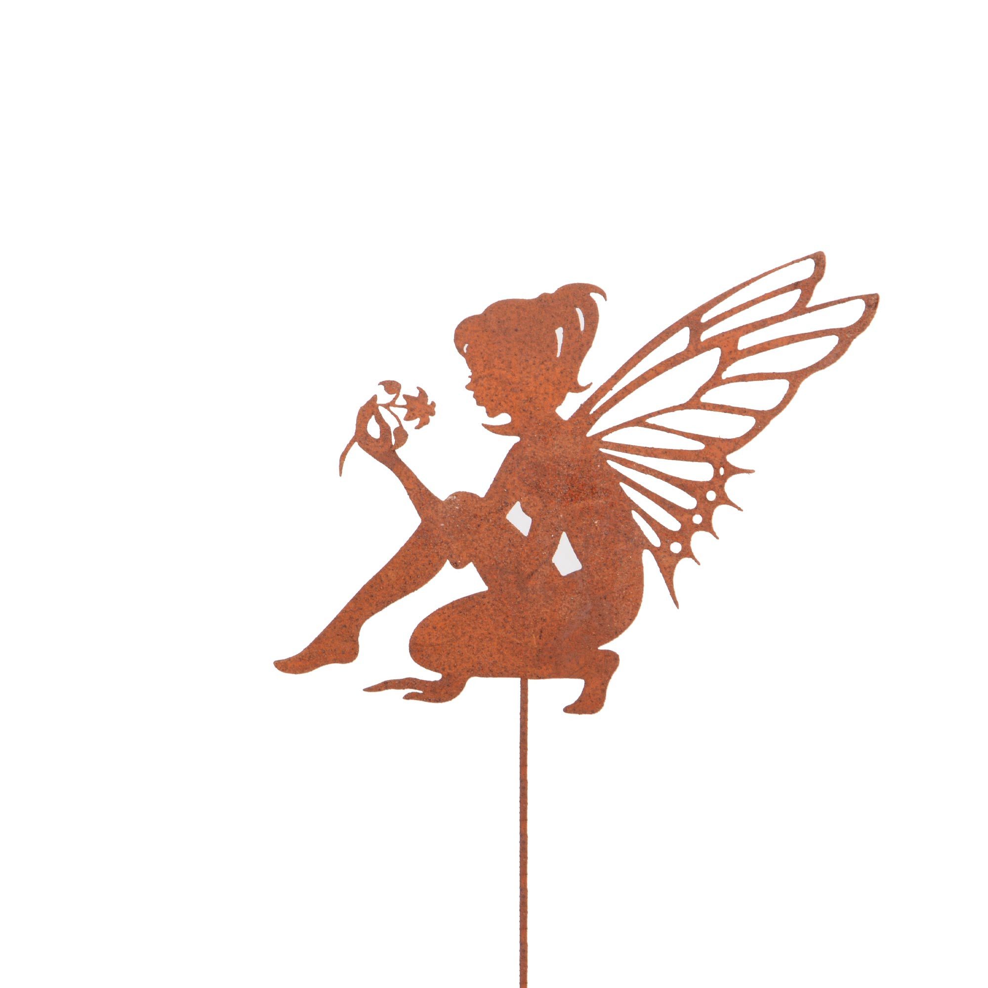 UNUS GARDEN Gartenstecker Roststecker Elfe sitzend (1-St) günstig online kaufen