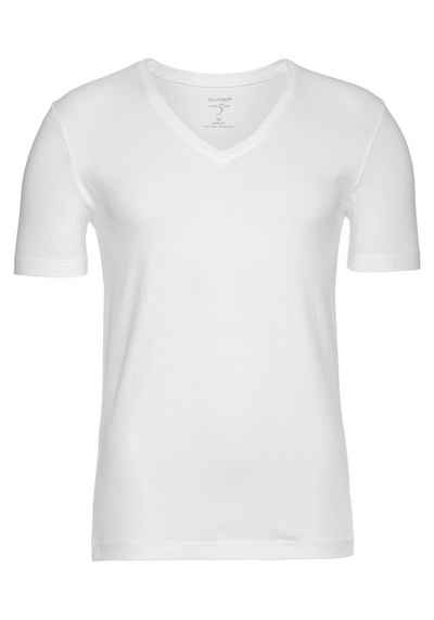 OLYMP T-Shirt Level Five body fit V-Ausschnitt, Ideal zum Unterziehen