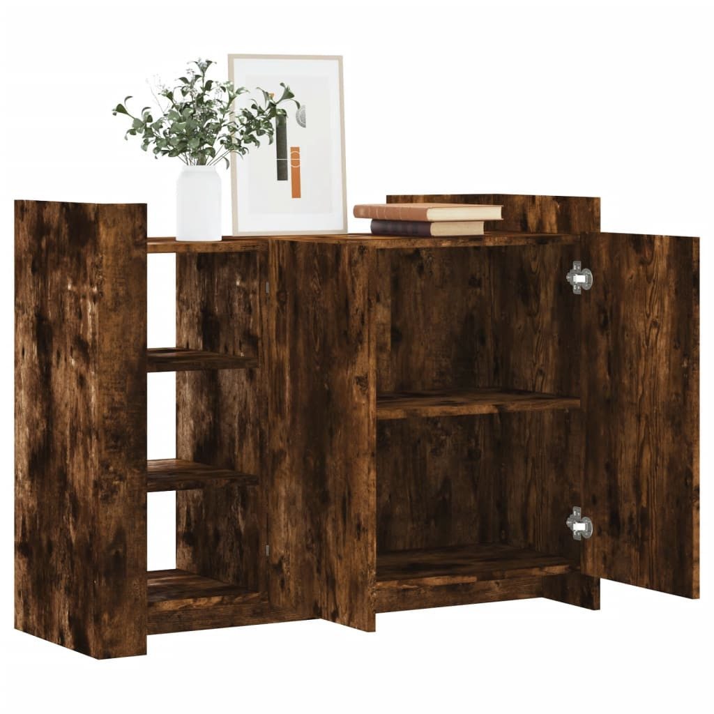 vidaXL Sideboard Sideboard Räuchereiche 100x35x75 cm günstig online kaufen