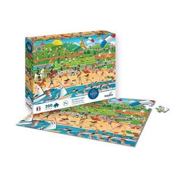 BrainBox Puzzle Calypto - Sommersport 200 Teile Puzzle, 200 Puzzleteile
