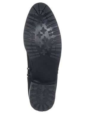 Sheego Große Größen Stiefelette aus Leder, mit Nietenbesätzen