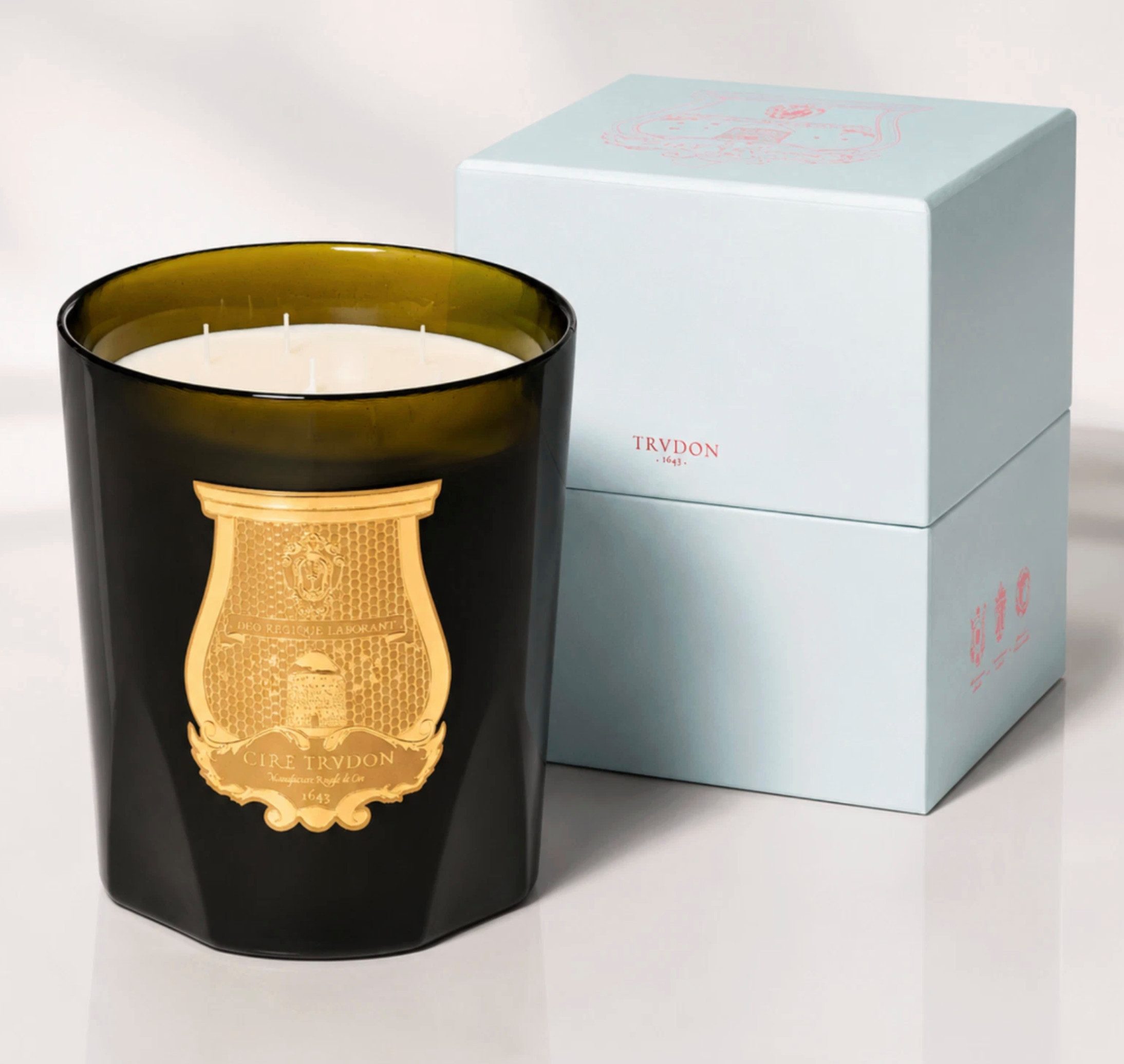 Cire Trudon Duftkerze Abd El Kader Duft Kerze La Grande Bougie 300 Stunden 2,8KG (1-tlg), Handgefertigtes Glas aus der Toskana