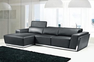 JVmoebel Ecksofa Wohnzimmer Ecksofa Garnitur Ledersofa Sitz Ecke Sofa Couch Sofort, 2 Teile