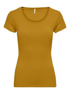 ONLY T-Shirt ONLLIVE LOVE NEW (3-tlg., 3er Pack) Figur betont, elastische Baumwollqualität