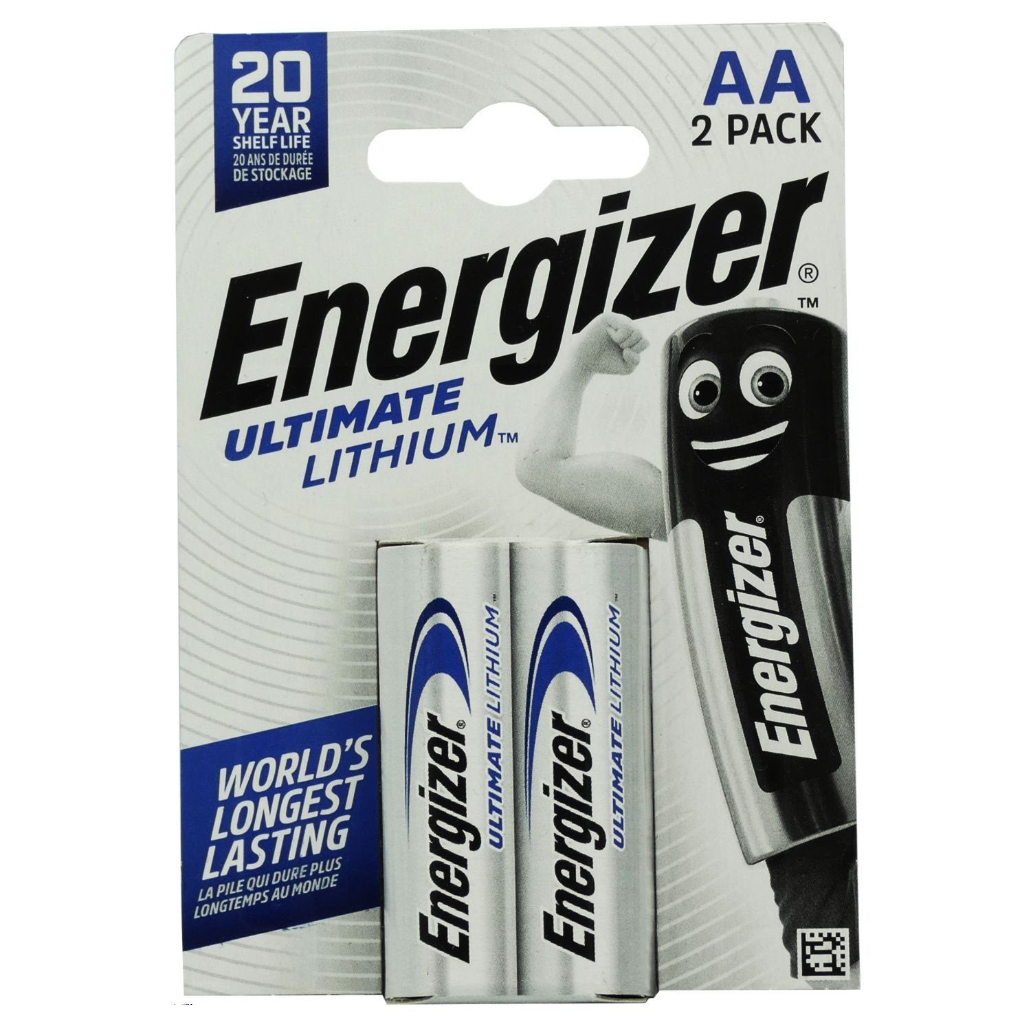 Energizer Energizer L91 1,5V Mignon V) 2-er Batterie (1,5 Batterie, 3000mAh AA Lithium Blister Volt