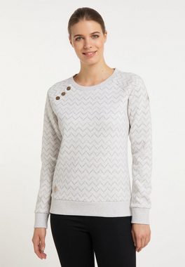 Ragwear Sweatshirt DARIA CHEVRON Nachhaltige & Vegane Mode Damen