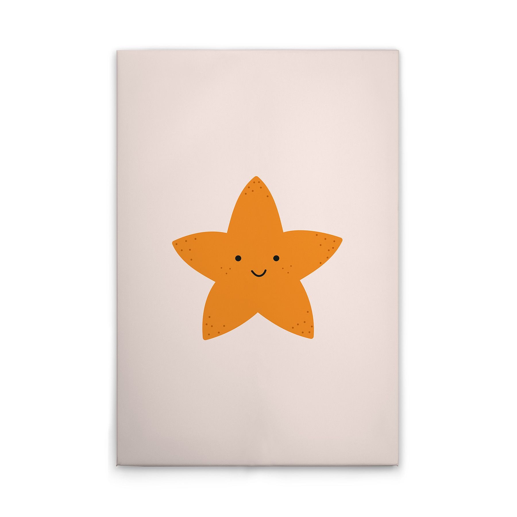 Tadessi Leinwandbild Leinwandbild Stern Kinderzimmer M1-No.51748, Keilrahmen in Beige, Stern