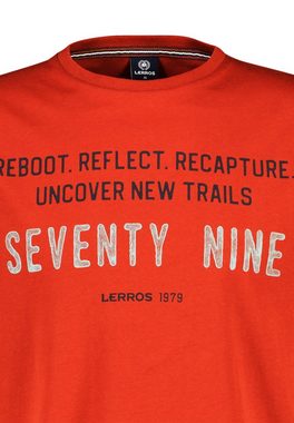 LERROS T-Shirt LERROS T-Shirt mit Brustprint *Seventy Nine*