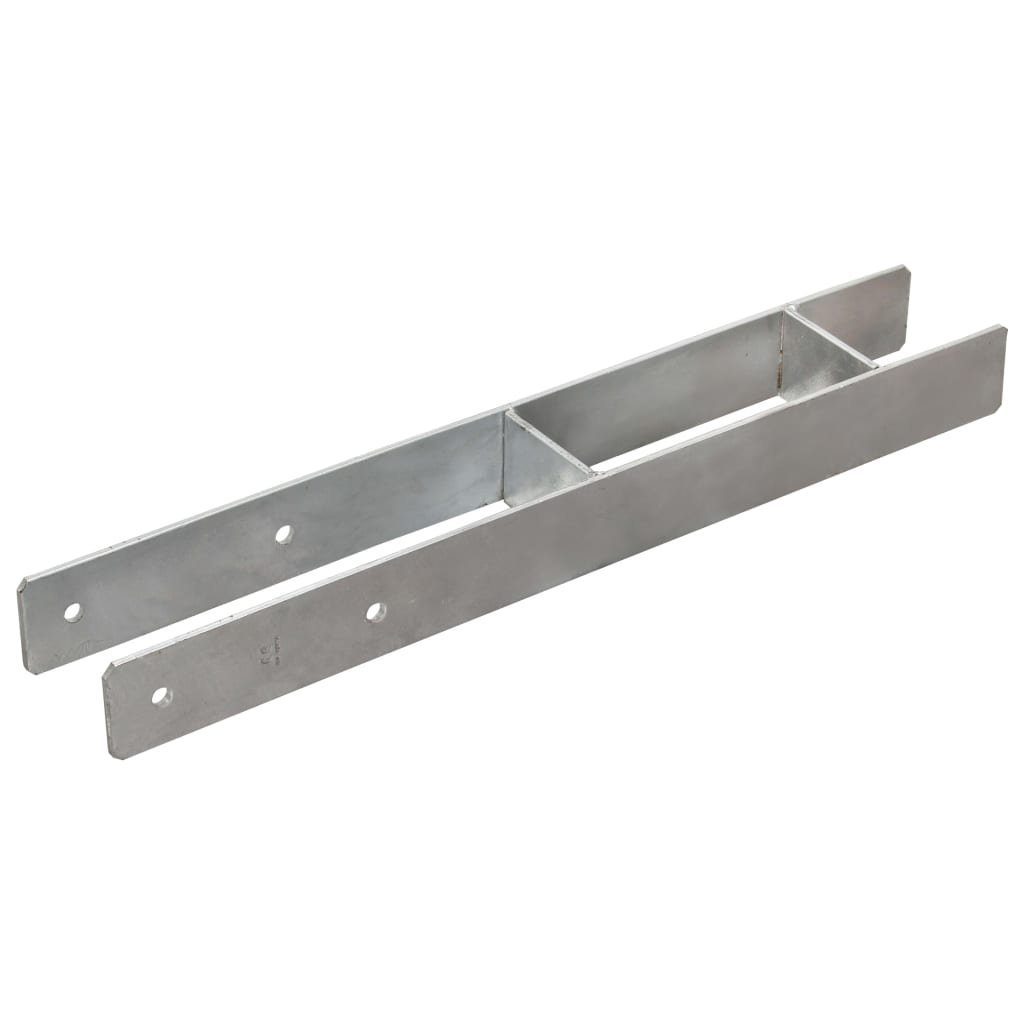 Stahl Silbern Verzinkter Pfostenträger Einschlagbodenhülse vidaXL 8660 2 cm Stk