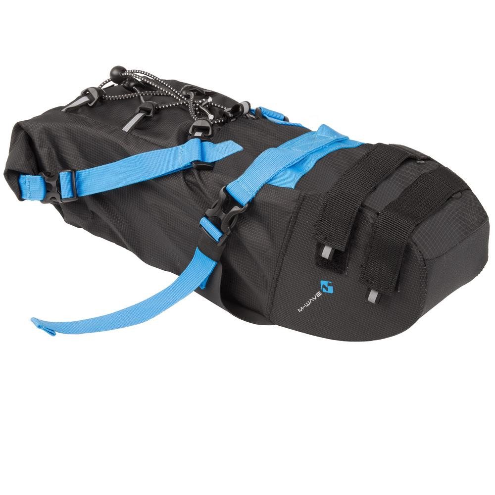 M-Wave Satteltasche M-Wave Rough Ride Satteltasche M schwarz  6L, wasserdicht, robuste Bi