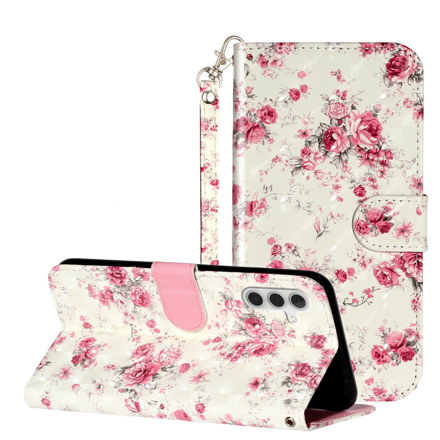 Handytasche Hülle für Samsung Galaxy A34 5G Tasche aus Kunstleder Klapphülle Etui