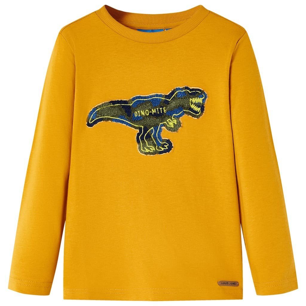 Langarmshirt Kinder-Langarmshirt Ocker 128