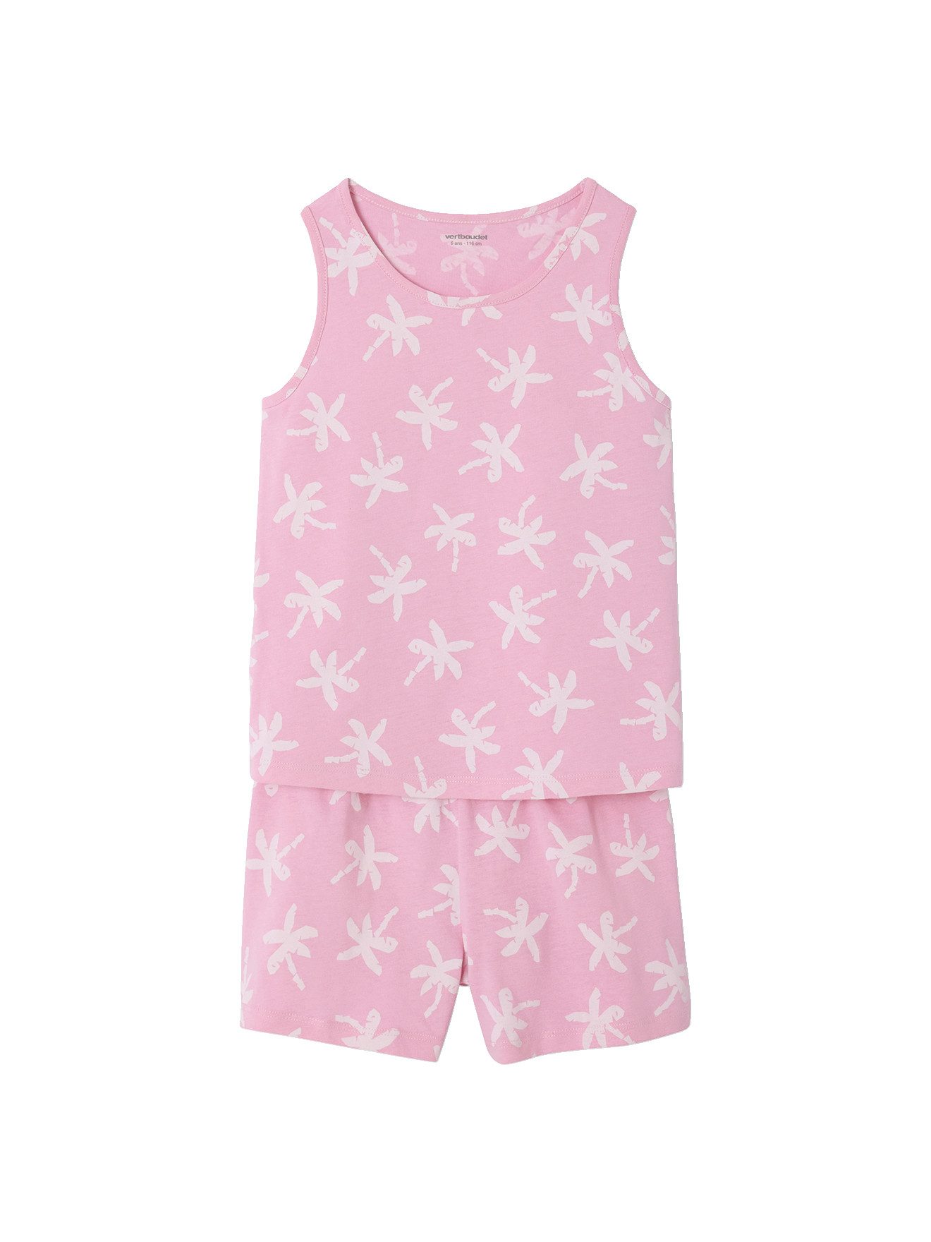 vertbaudet Schlafanzug Mädchen Sommer-Schlafanzüge 2er-Pack