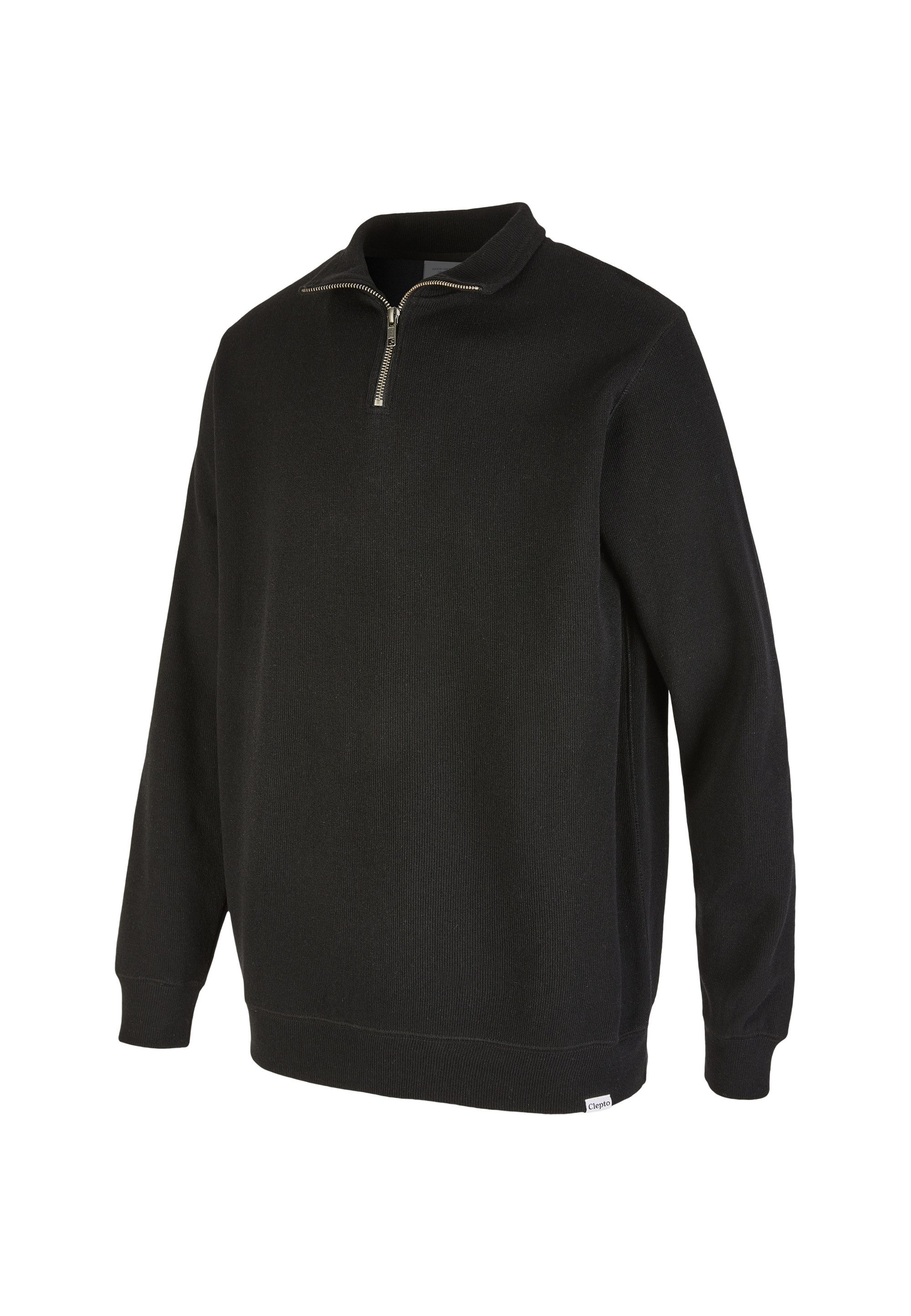 Cleptomanicx Strickpullover Noitch mit gebondeter Jersey-Innenseite