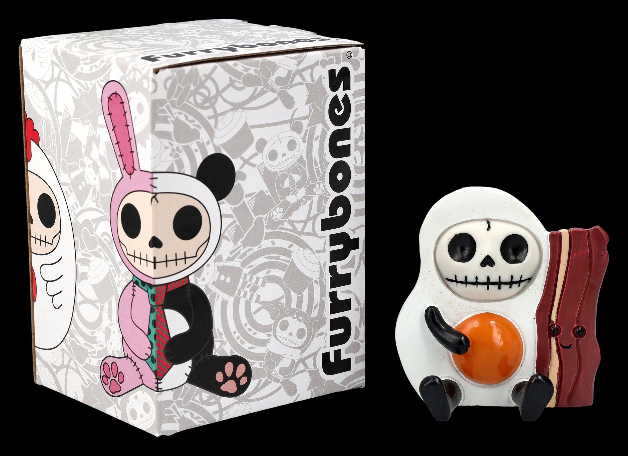 Dekofigur - Shop Figur - Fantasy Egg Figuren Up Furrybones Side Sunny Spiegelei Dekoration GmbH Gothic
