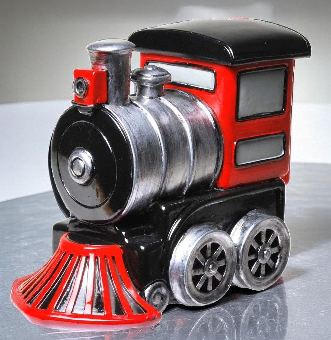 Kremers Schatzkiste Spardose Spardose Eisenbahn Lokomotive günstig online kaufen