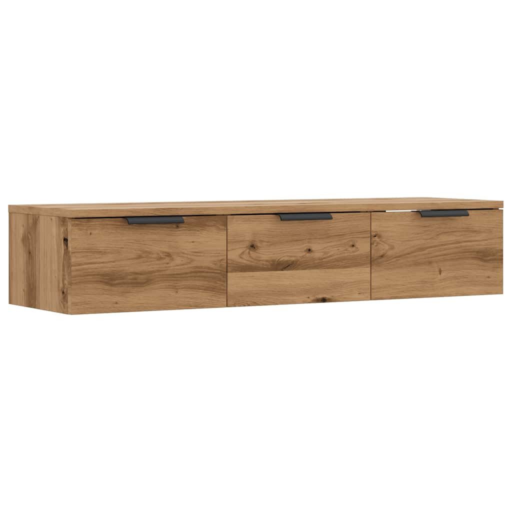 vidaXL Schrankmodule Wandschrank Artisan-Eiche 102x30x20 cm Holzwerkstoff günstig online kaufen