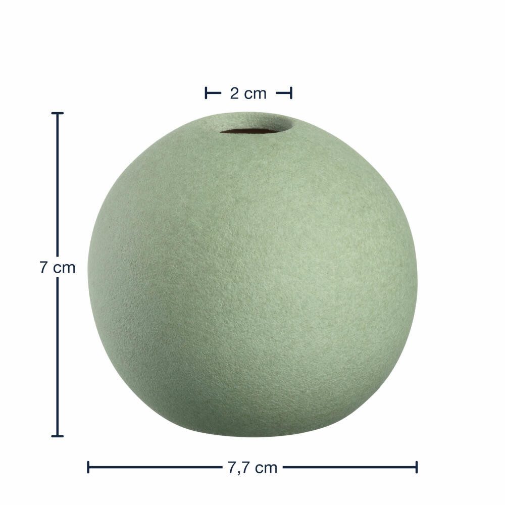 LEONARDO Dekovase Bolla Grün H 7 cm