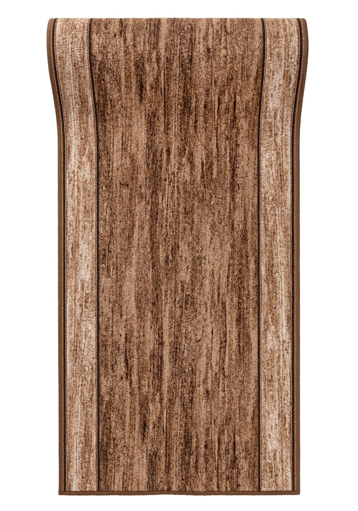 Mazovia Läufer Retro Bordüre Braun Flur, Schlafzimmer, Diele, Fußbodenheizung