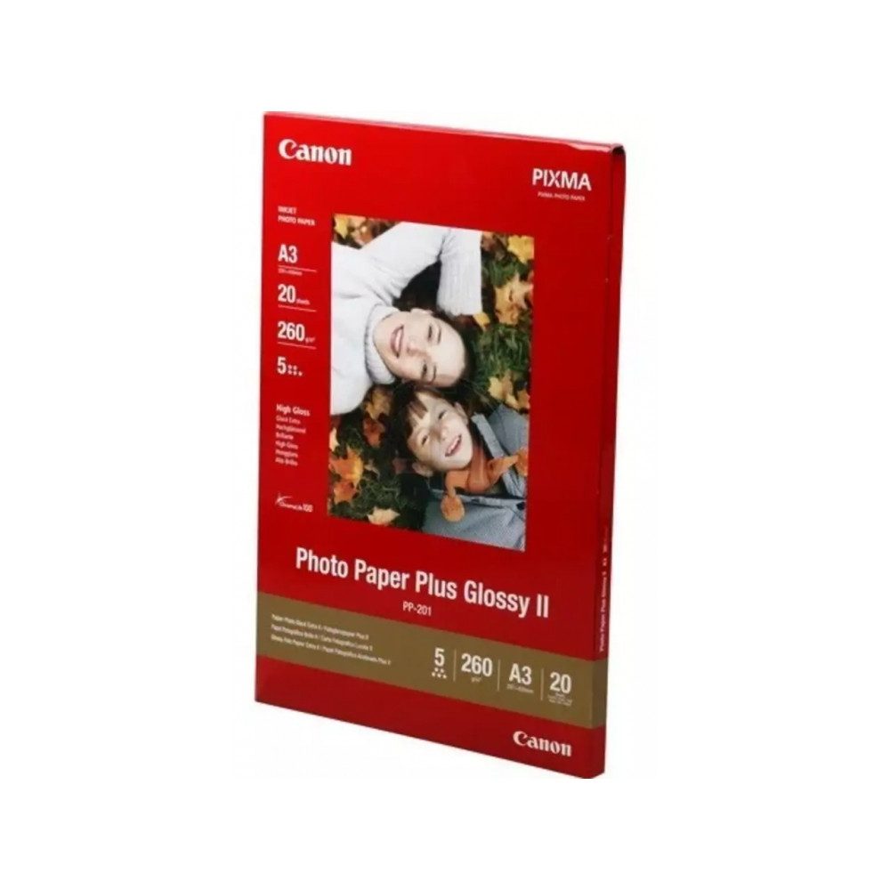 Canon CANON PP201 A3 Фотопапір 20Blatt 260gr glänzend Elektro-Kabel, Hochglänzend, Hochglänzendes Фотопапір für hochwertige Drucke