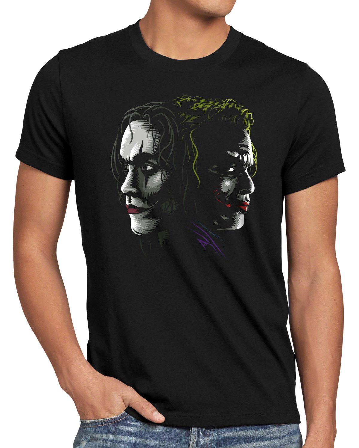 style3 T-Shirt batman joker crow serious seriously why so dc universe gotham arkham