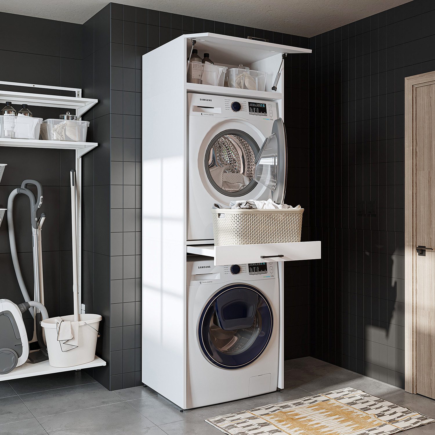 Roomart Waschmaschinenumbauschrank (Waschmaschinenschrank für Trockner und günstig online kaufen