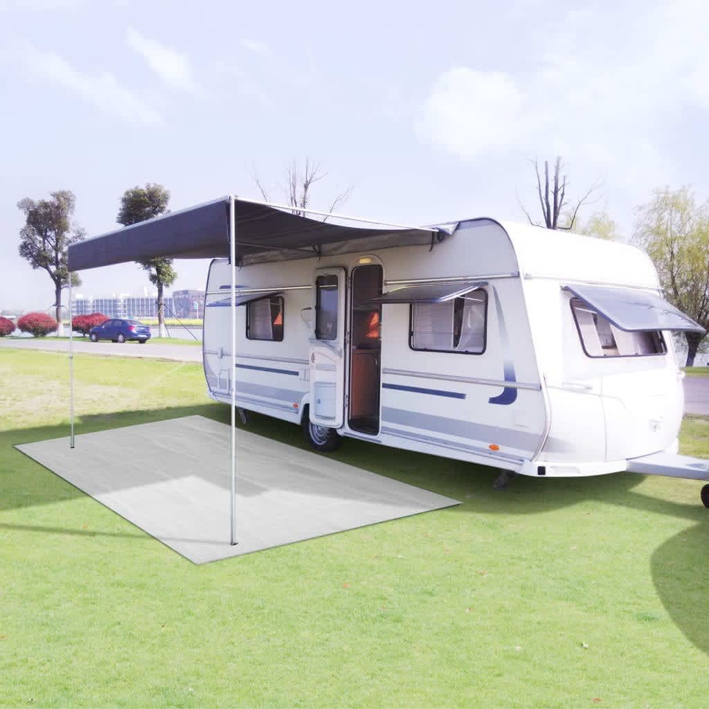 vidaXL Zeltteppiche, Campingteppich100x500 cm Weiß