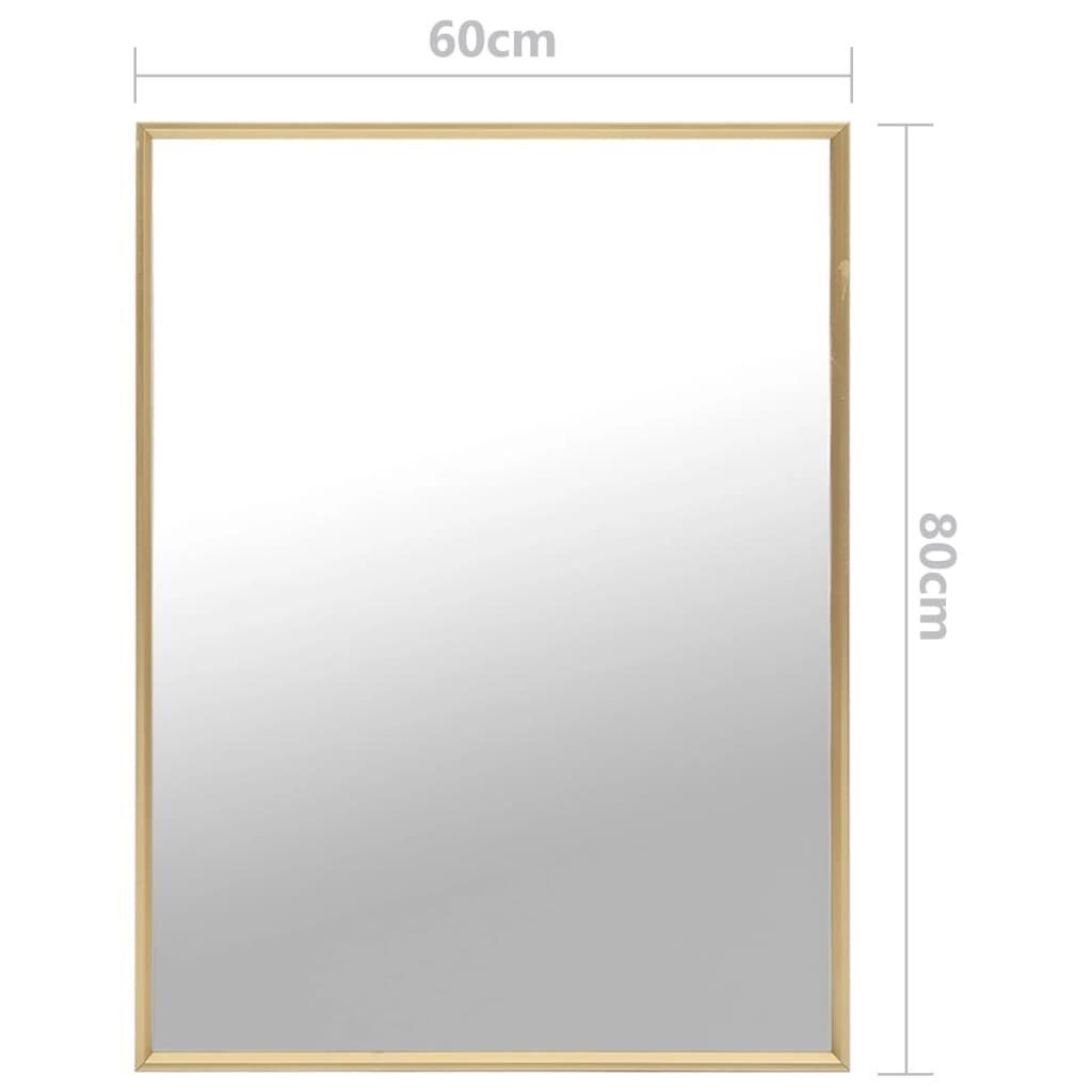 furnicato Wandspiegel Spiegel cm Golden 80x60