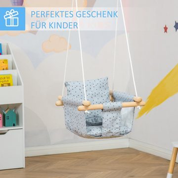 Outsunny Einzelschaukel Schaukel, (Set, 1-tlg., 1 x Kinderschaukel), BxTxH: 40x40x180 cm