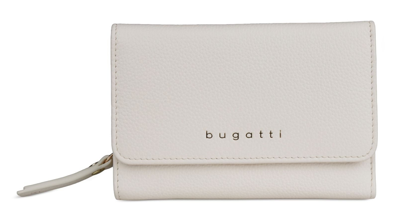 bugatti Geldbörse Ladies Wallet With Flap, aus echtem Rindsleder mit RFID-Blocker Schutz