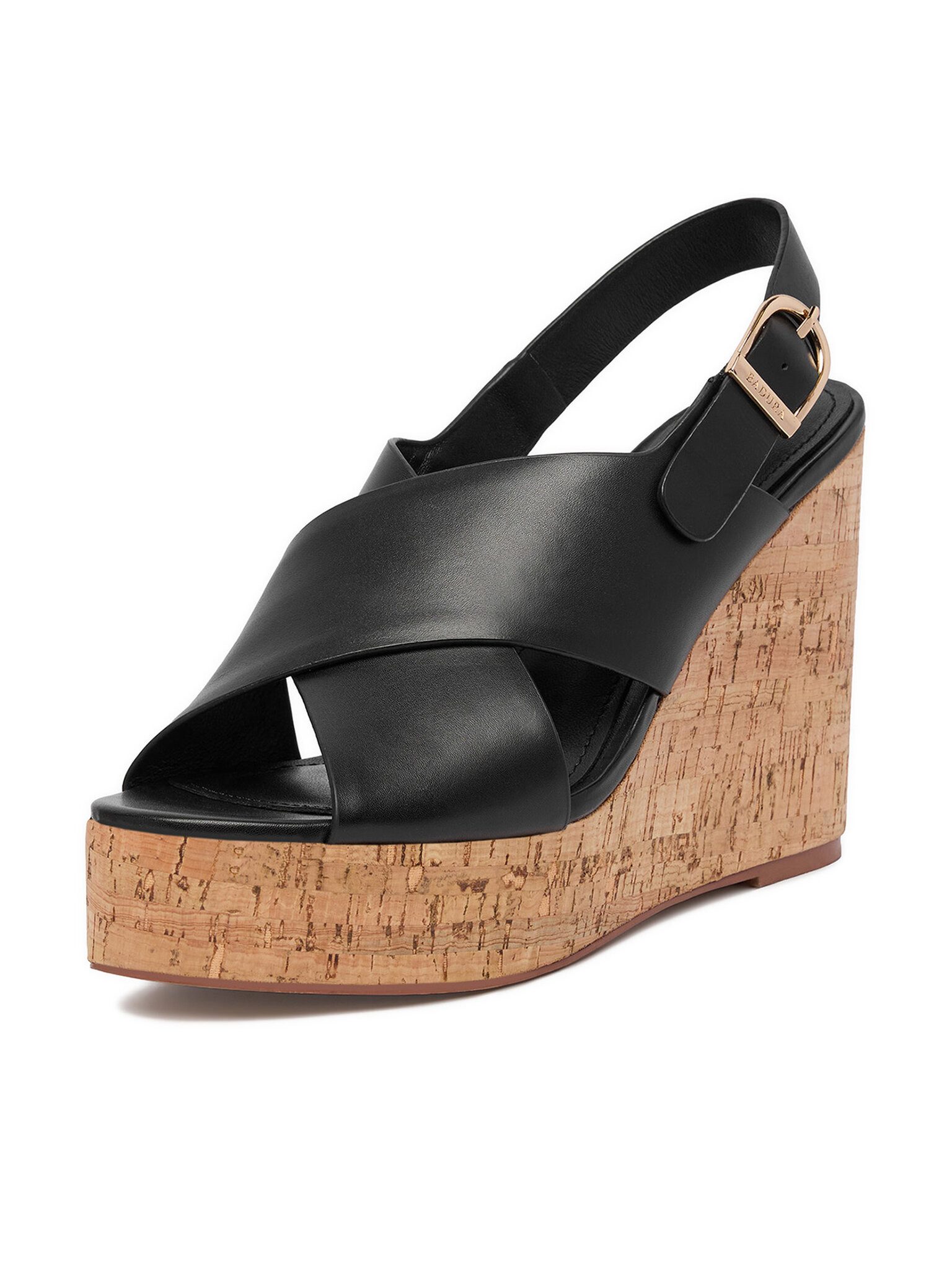 Badura Badura Damensandalen Schwarz Badura-C-ALANA-25-3-9YY Schwarz Sandale