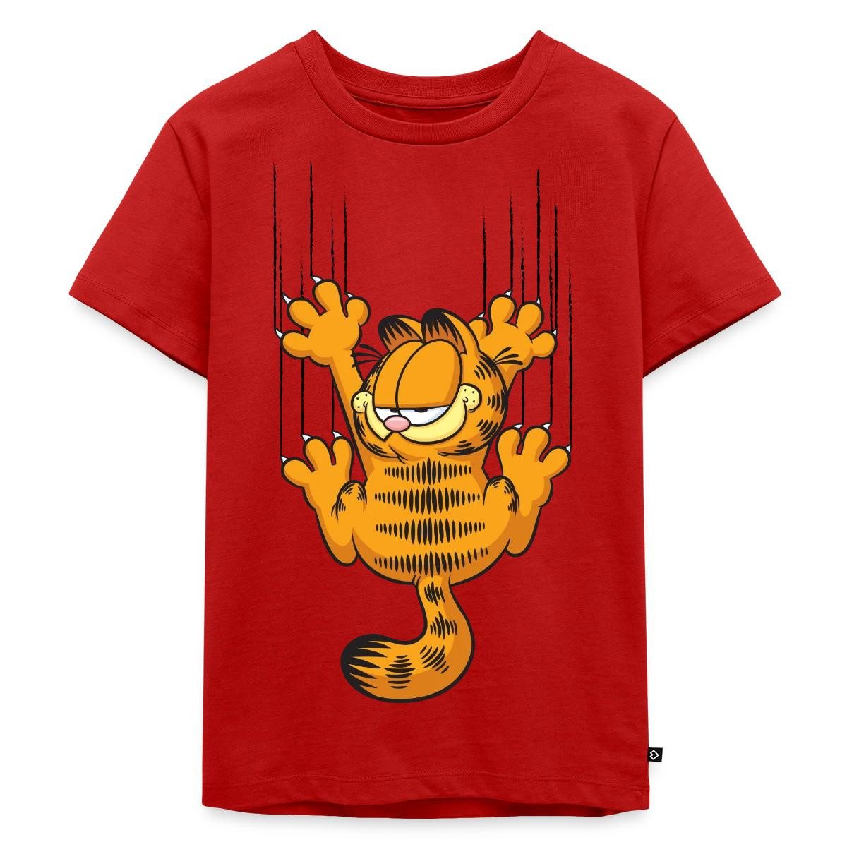 T-Shirt Garfield Kratzer Kinder Premium T-Shirt