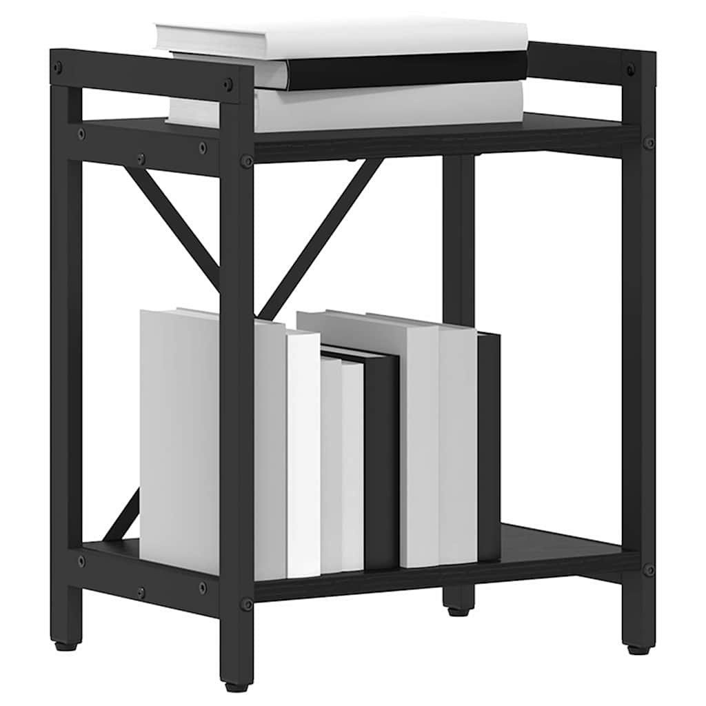 vidaXL Bücherregal Bücherregal Schwarz Eichen-Optik 40 x 30 x 48,5 cm, 1-tl günstig online kaufen