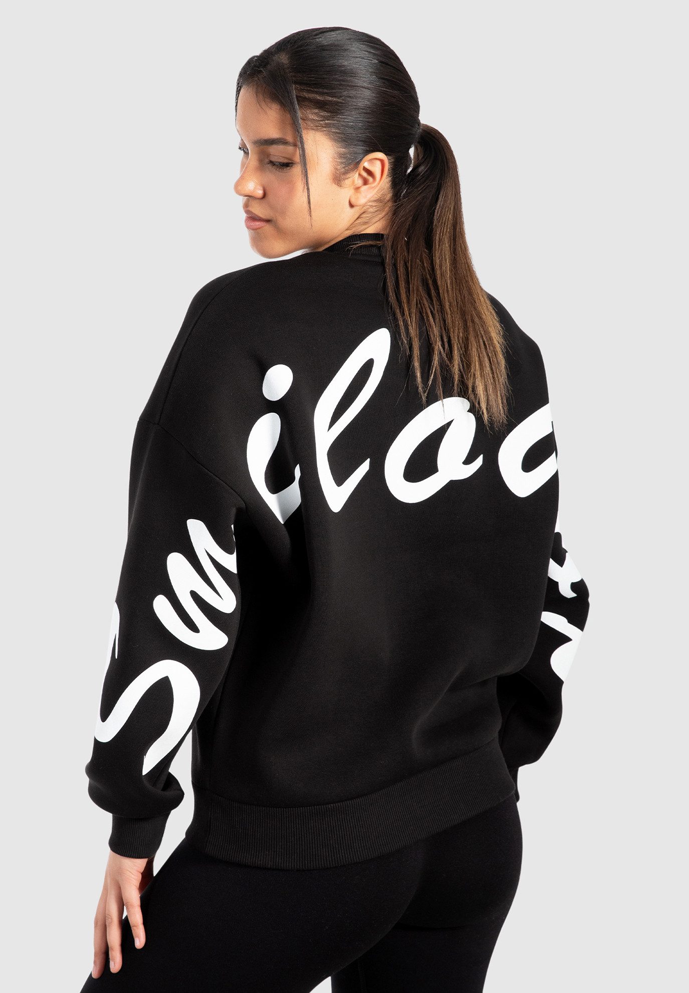 Smilodox Sweatshirt Unisex Liquid Brail, Oversize günstig online kaufen