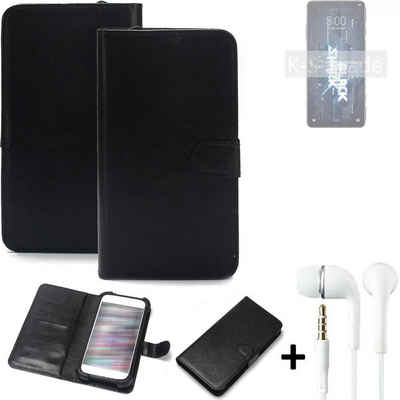 K-S-Trade Handyhülle für Xiaomi Black Shark 5, Wallet Case Handyhülle Schutzhülle Flip cover Flipstyle Tasche