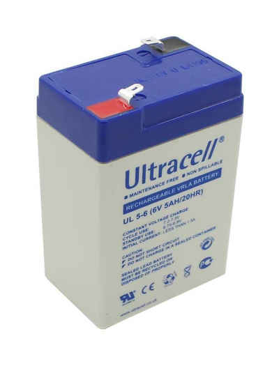 Ultracell »Ultracell UL5-6 6V 5Ah Bleiakku AGM Blei Gel Akku« Bleiakkus