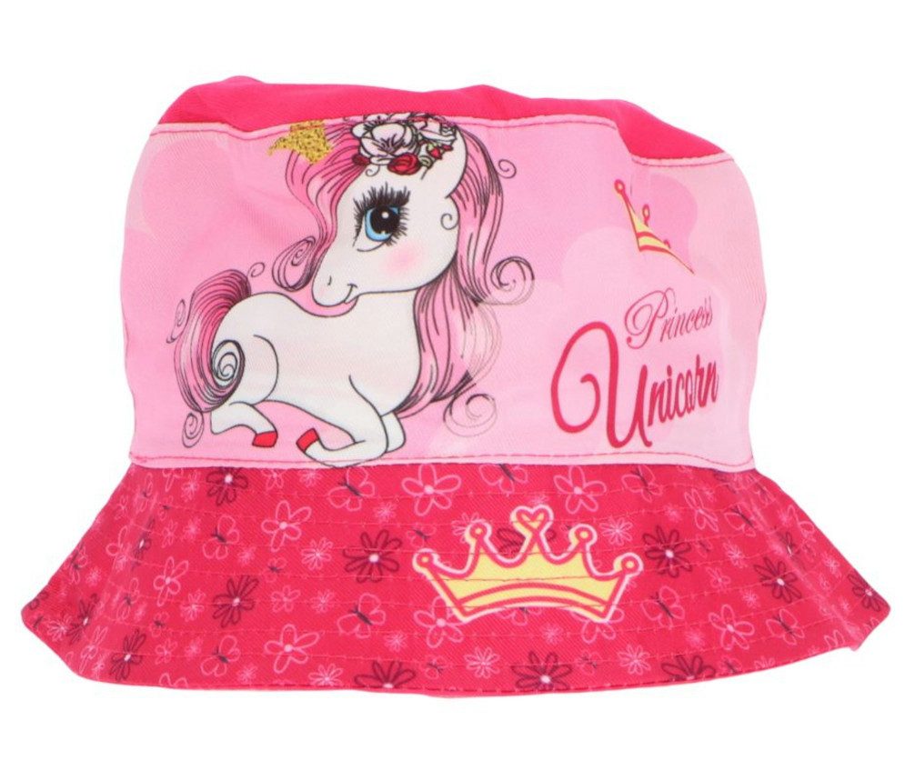 Mister License Company Sonnenhut Einhorn Unicorn Kinder Sommer Mütze Sonnenhut Sommerhut Fischerhut Anglerhut