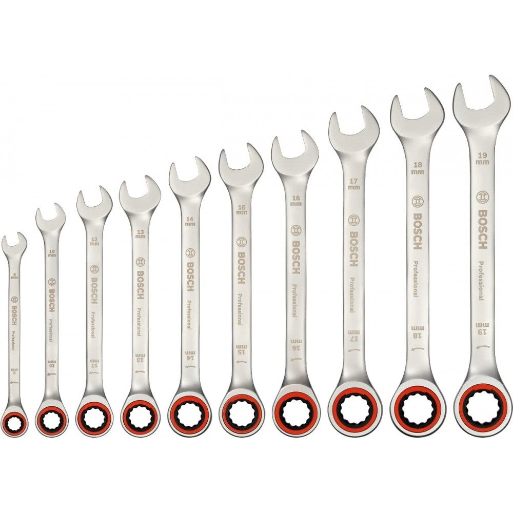 Elektrowerkzeug-Set Bosch Hammer Ring-Maulschlüssel PRO Set - 10-teilig
