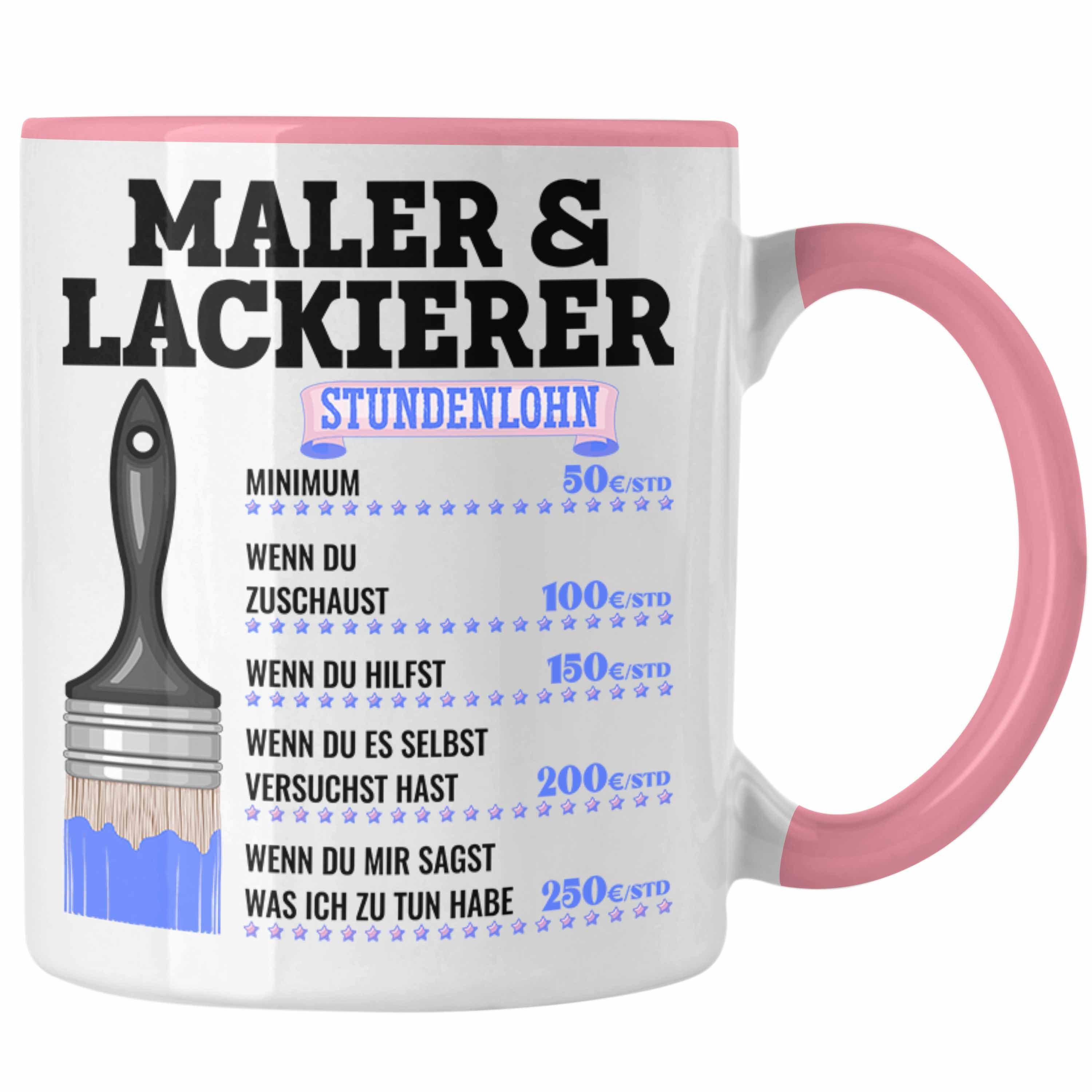 Trendation Tasse Maler & Lackierer Job Tasse Geschenk Männer Lustig Anstreicher Malerme