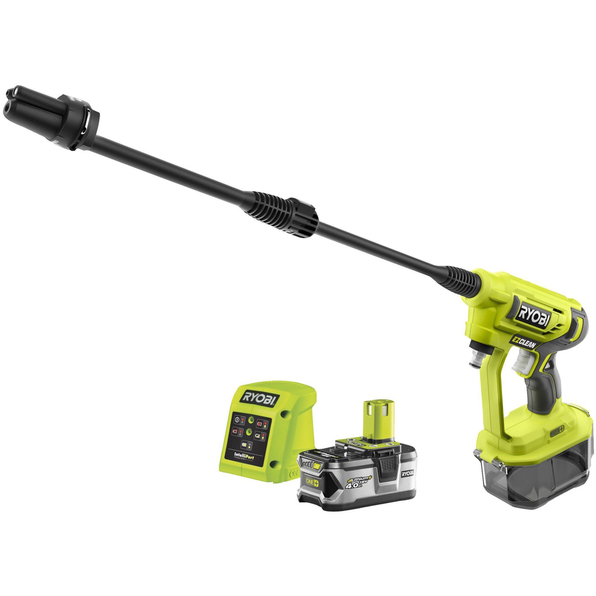 Ryobi Hochdruckreiniger ONE+ Akku-Mitteldruckreiniger RY18PW22A-125, 18Volt