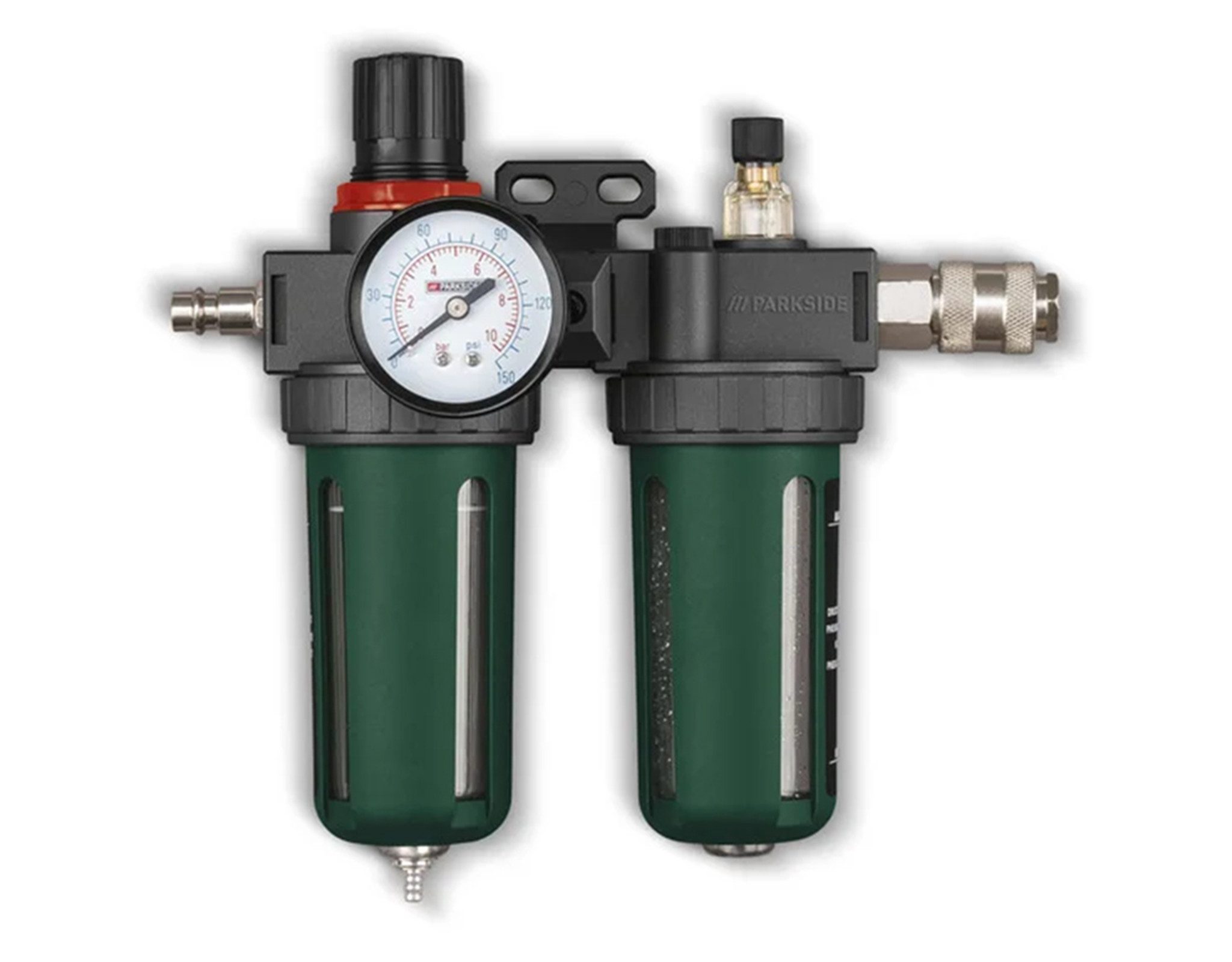 Technic Filter Abscheider STAHLWERK Wartungseinheit Öler Wasserabscheider Druckluft 10 5 Bar Druckluftfilter Wasserabscheider