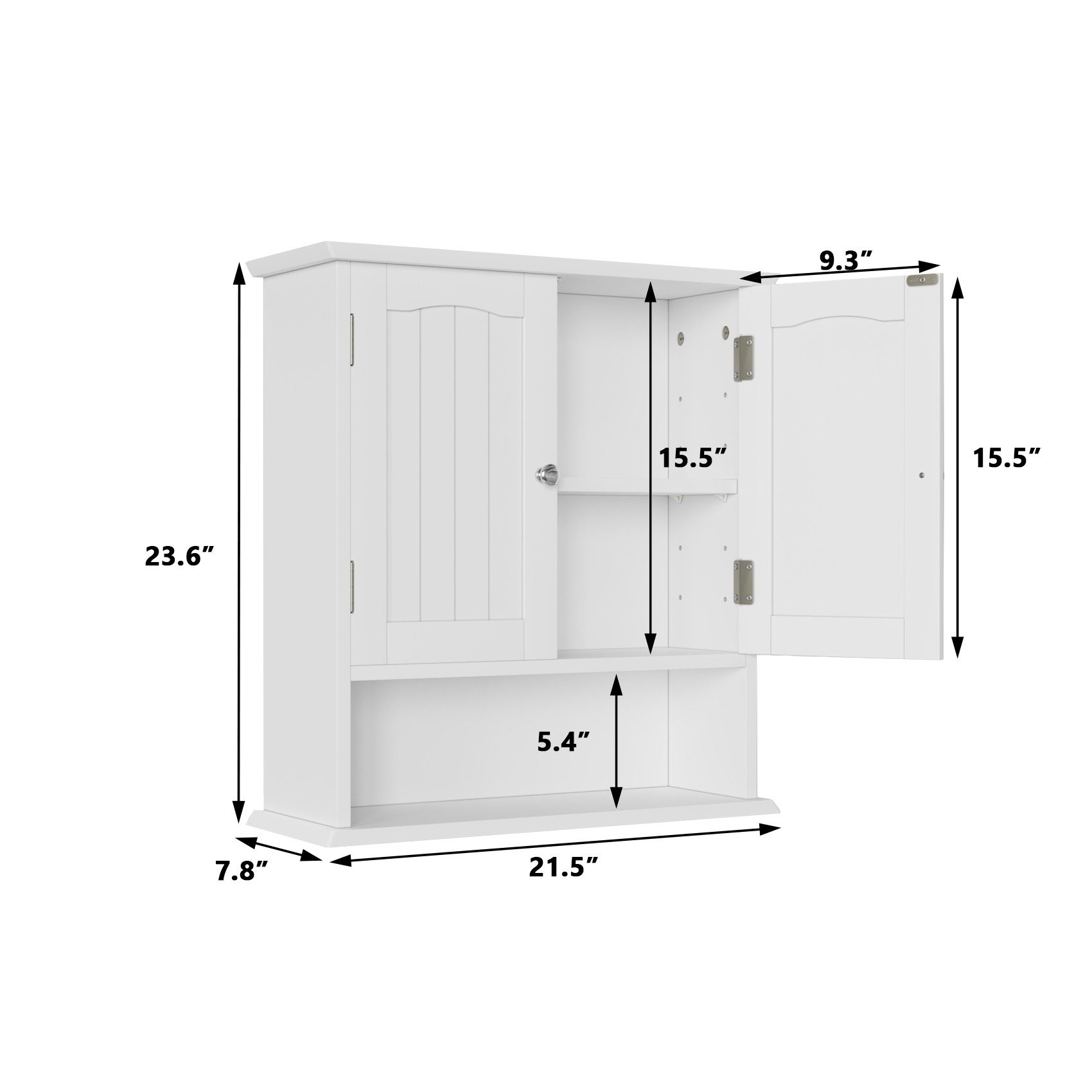 Semiocthome Medizinschrank Wandbadezimmerschrank mit 2 Türen günstig online kaufen