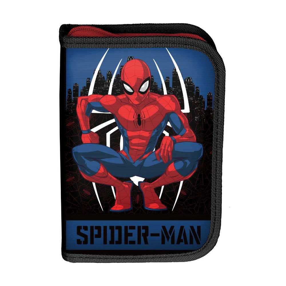 PASO Federtasche, 22-Teilig - Spider-Man - Schwarz